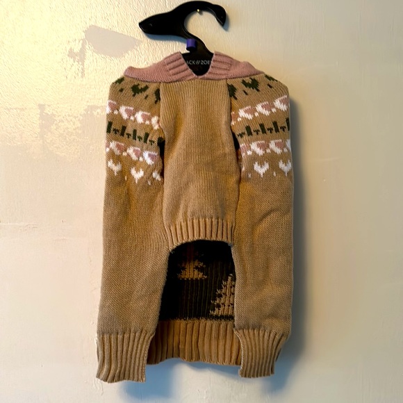 Frisco fair isle reindeer holiday dog sweater size medium - Picture 2 of 3